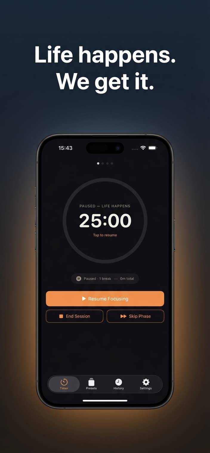 Life happens, we get it — Dark mode paused